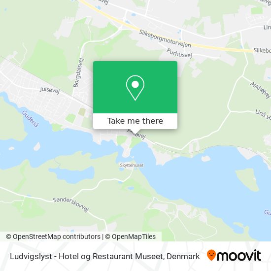 Ludvigslyst - Hotel og Restaurant Museet map