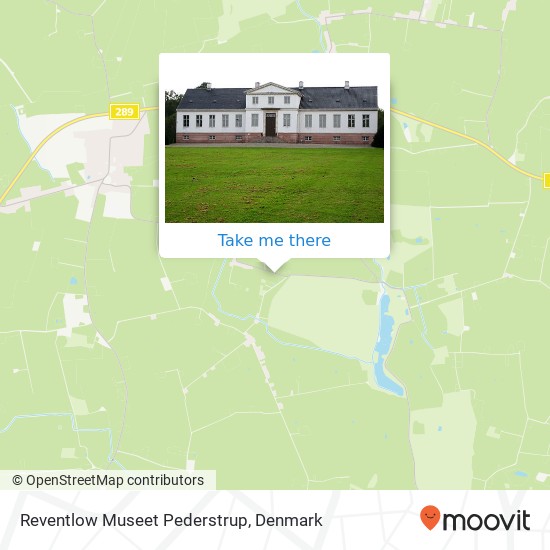 Reventlow Museet Pederstrup map