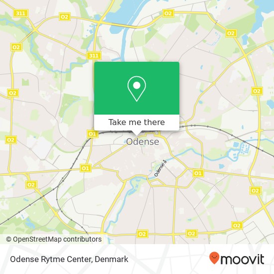 Odense Rytme Center map