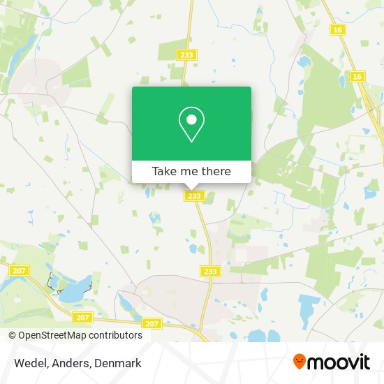 Wedel, Anders map