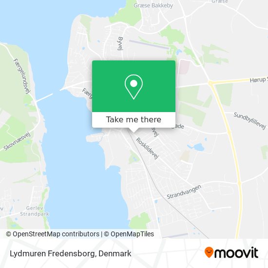Lydmuren Fredensborg map
