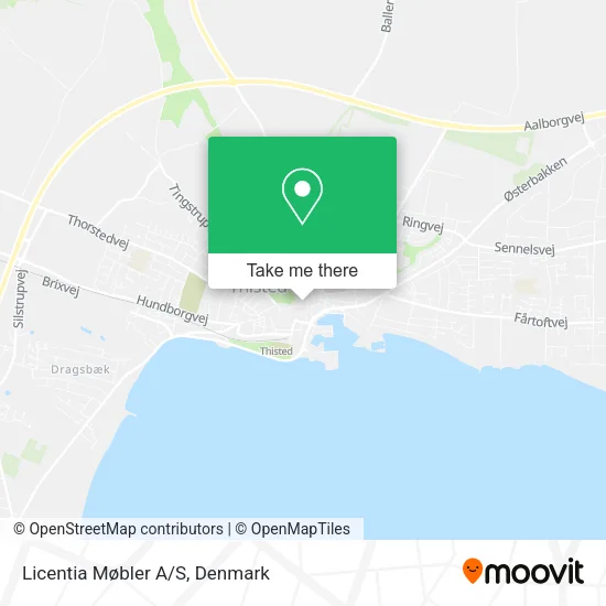 Licentia Møbler A/S map