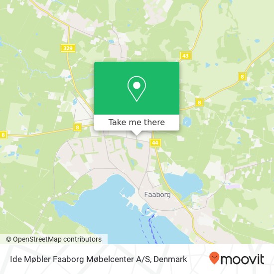 Ide Møbler Faaborg Møbelcenter A / S map