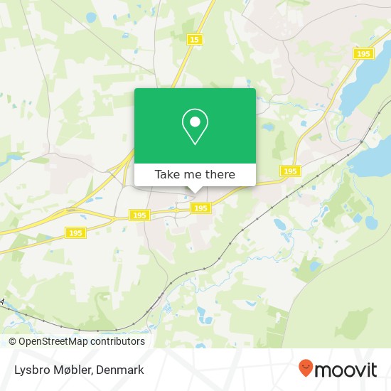 Lysbro Møbler map