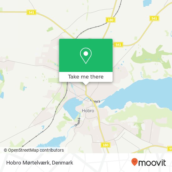 Hobro Mørtelværk map