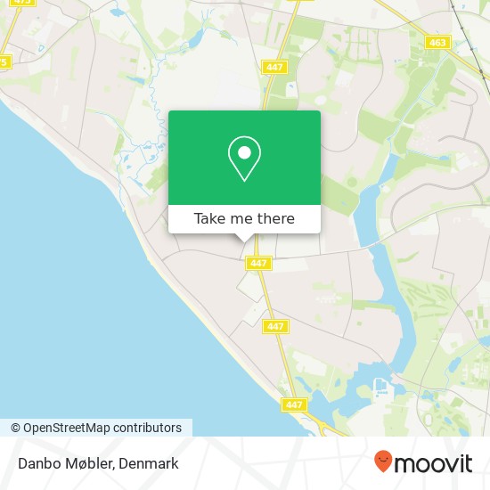 Danbo Møbler map