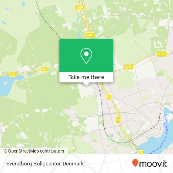 Svendborg Boligcenter map