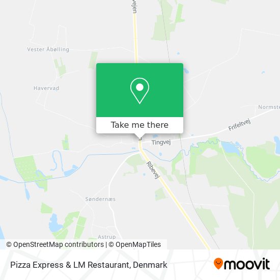 Pizza Express & LM Restaurant map
