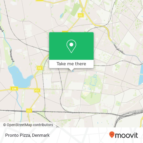 Pronto Pizza map