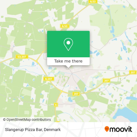 Slangerup Pizza Bar map