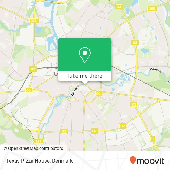 Texas Pizza House map