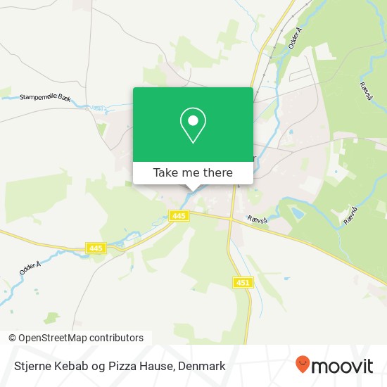 Stjerne Kebab og Pizza Hause map