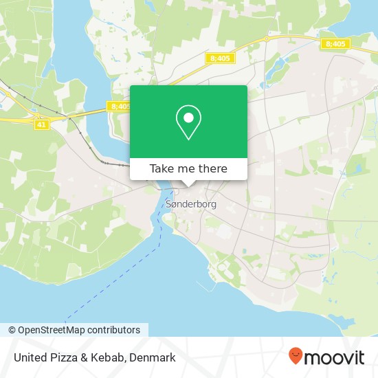 United Pizza & Kebab map