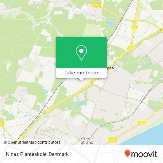 Nina's Planteskole map