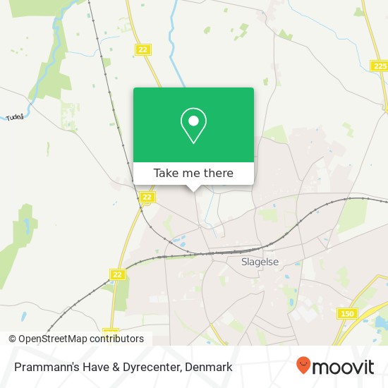 Prammann's Have & Dyrecenter map