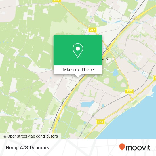 Norlip A/S map