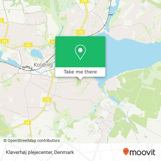 Kløverhøj plejecenter map