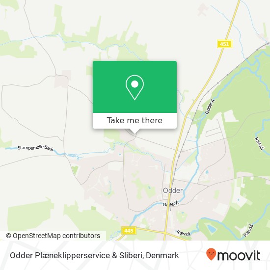 Odder Plæneklipperservice & Sliberi map