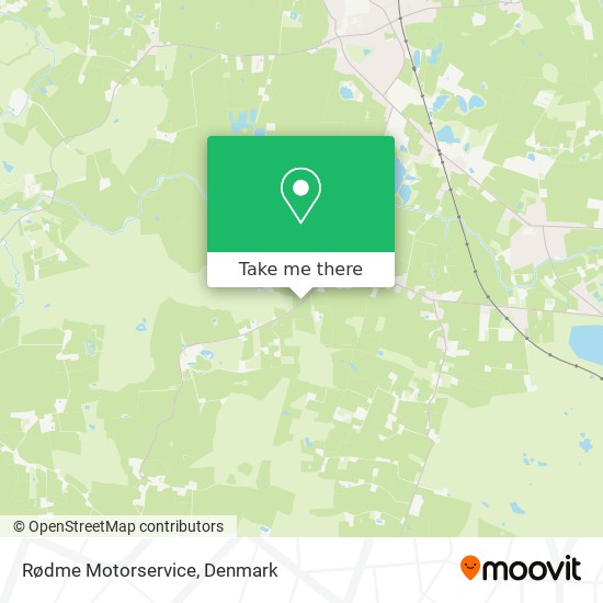 Rødme Motorservice map