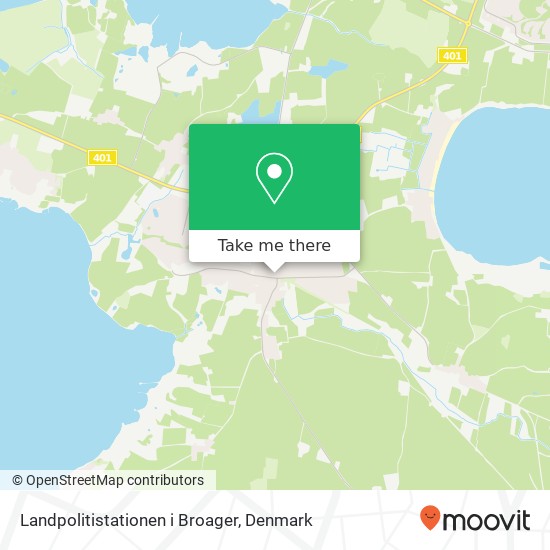 Landpolitistationen i Broager map