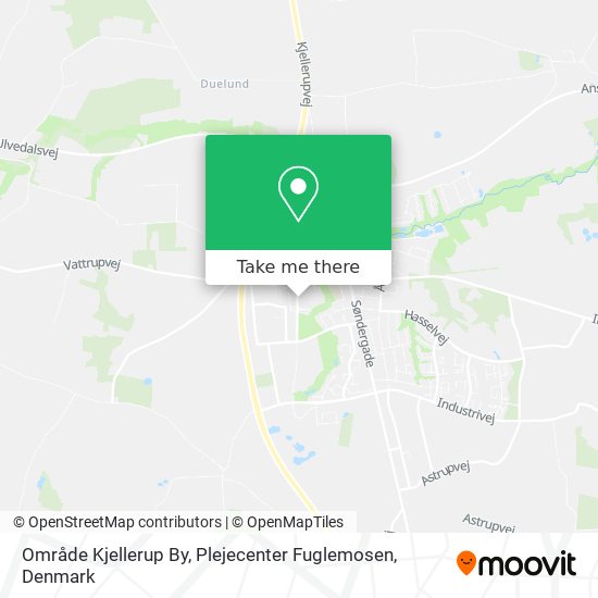 Område Kjellerup By, Plejecenter Fuglemosen map