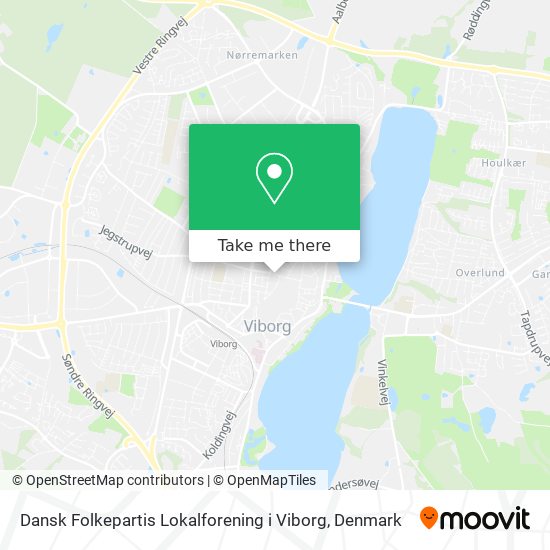 Dansk Folkepartis Lokalforening i Viborg map