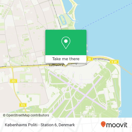Københavns Politi - Station 6 map