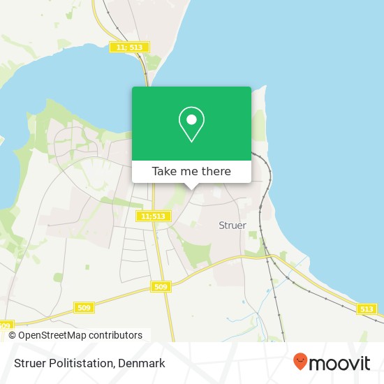 Struer Politistation map