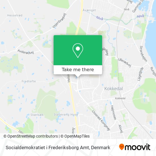 Socialdemokratiet i Frederiksborg Amt map