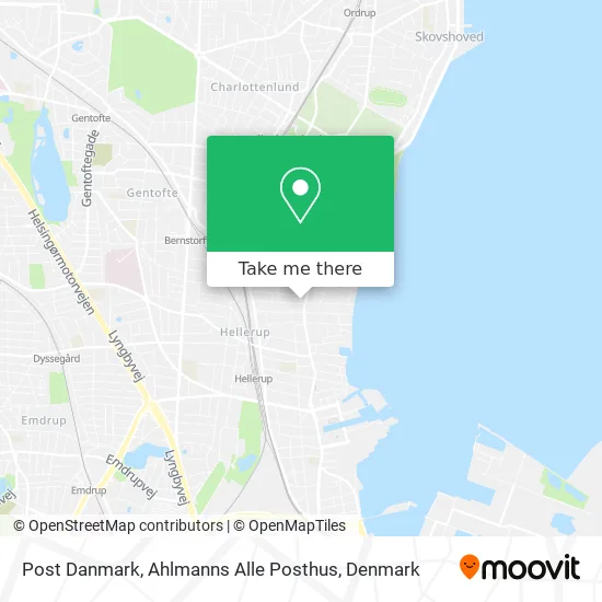 Post Danmark, Ahlmanns Alle Posthus map