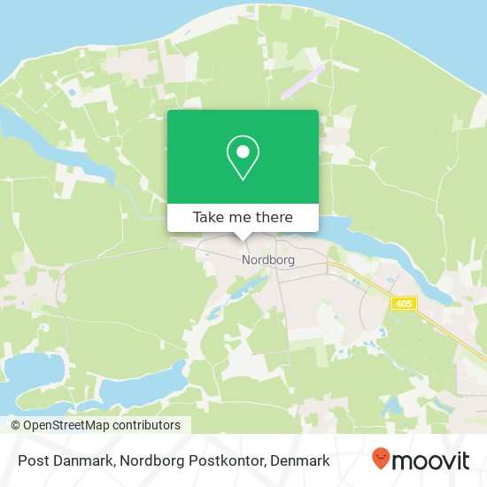 Post Danmark, Nordborg Postkontor map