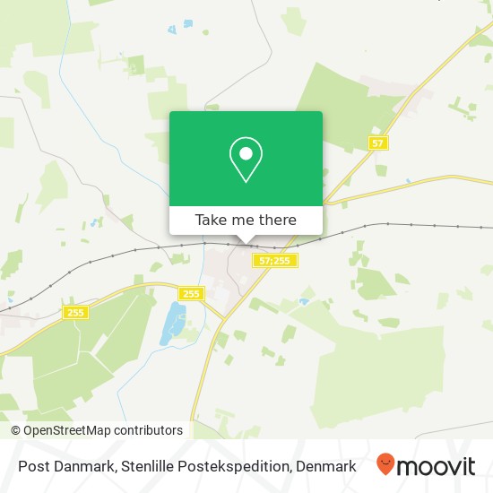 Post Danmark, Stenlille Postekspedition map