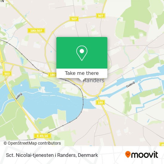 Sct. Nicolai-tjenesten i Randers map