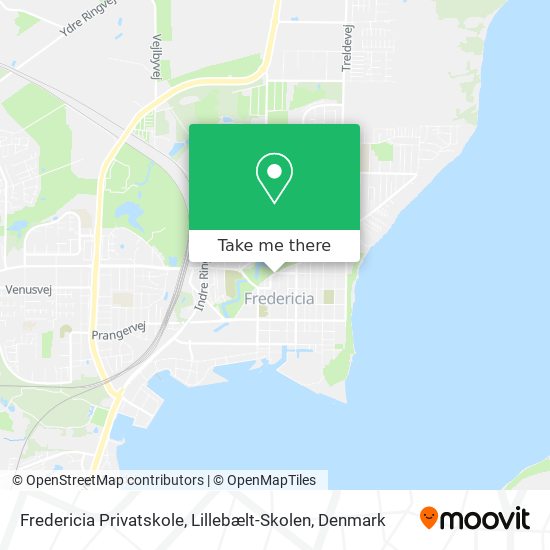 Fredericia Privatskole, Lillebælt-Skolen map