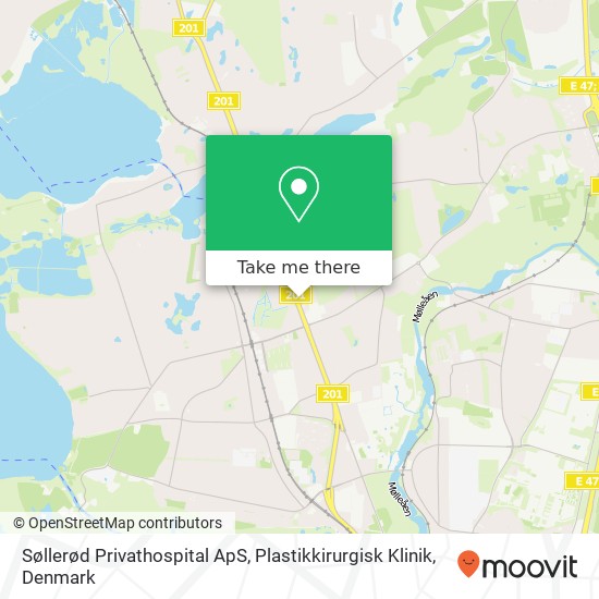 Søllerød Privathospital ApS, Plastikkirurgisk Klinik map