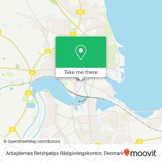 Arbejdernes Retshjælps Rådgivningskontor map