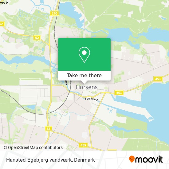 Hansted-Egebjerg vandværk map