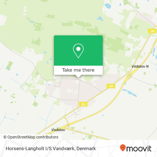 Horsens-Langholt I/S Vandværk map