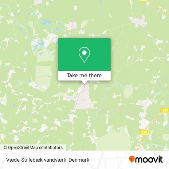 Væde-Stillebæk vandværk map