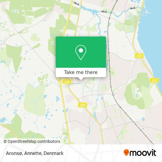 Aronsø, Annette map