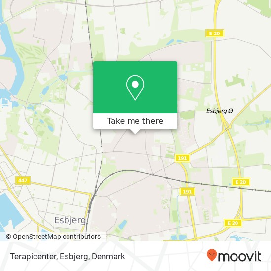 Terapicenter, Esbjerg map