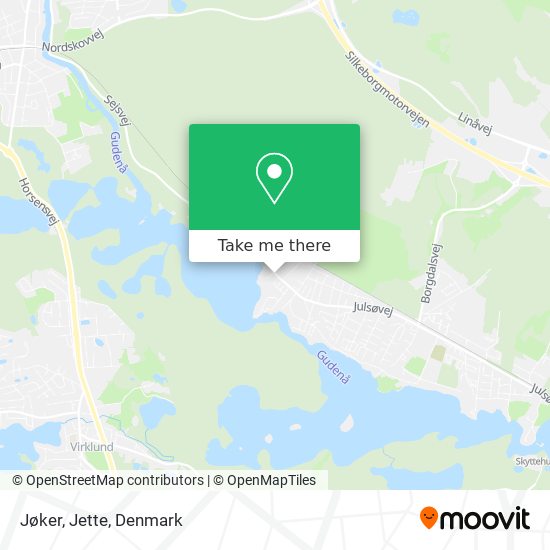 Jøker, Jette map