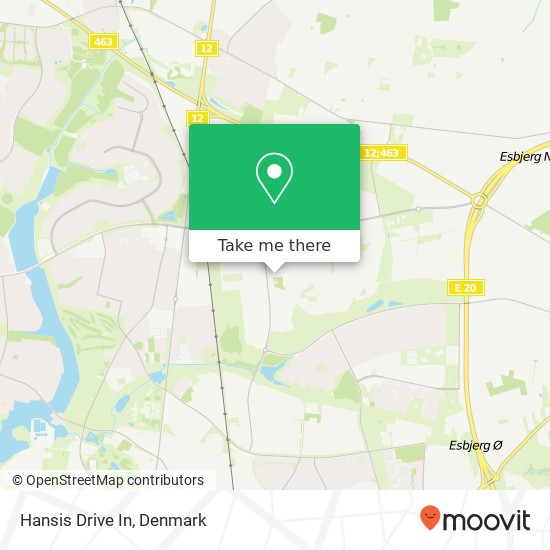 Hansis Drive In map