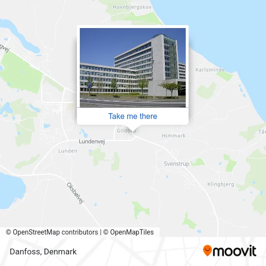 Danfoss map