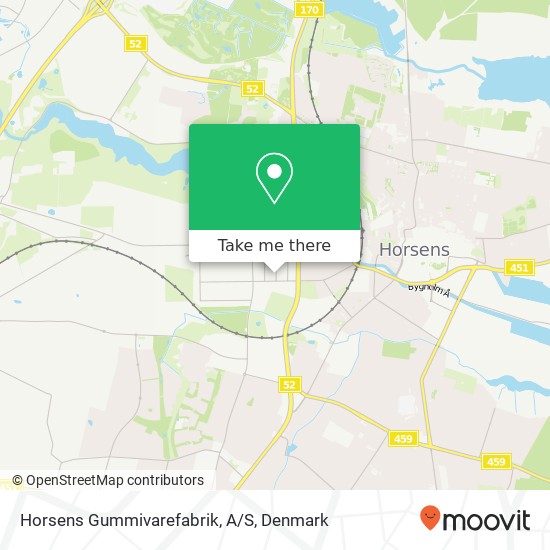 Horsens Gummivarefabrik, A/S map