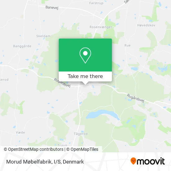 Morud Møbelfabrik, I/S map