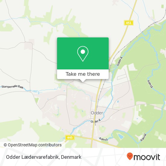 Odder Lædervarefabrik map