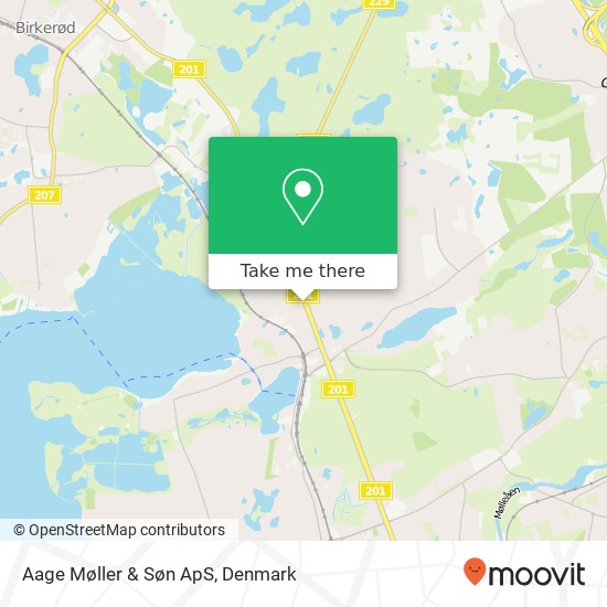Aage Møller & Søn ApS map