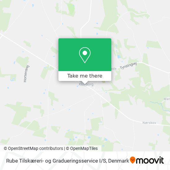 Rube Tilskæreri- og Gradueringsservice I / S map