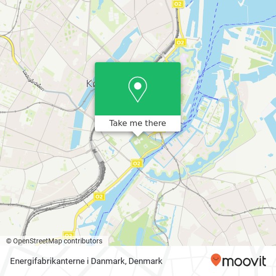 Energifabrikanterne i Danmark map